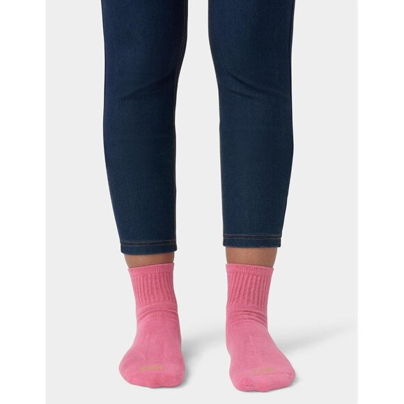 Women's Wild Rose 6 Pair Pack Winter Soft Warm Thick Cold Mini Crew Calf Socks - Picture 3 of 7